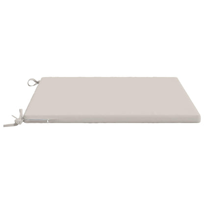 Seat Cushions SOEST 4 pcs 100% Polyester White 80 x 80 x 3 cm