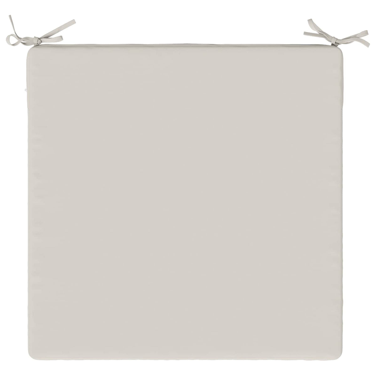 Seat Cushions SOEST 4 pcs 100% Polyester White 80 x 80 x 3 cm