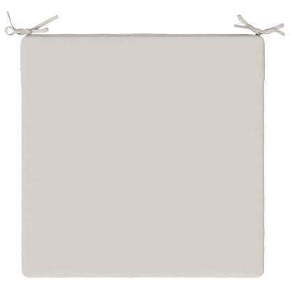 Seat Cushions SOEST 4 pcs 100% Polyester White 80 x 80 x 3 cm