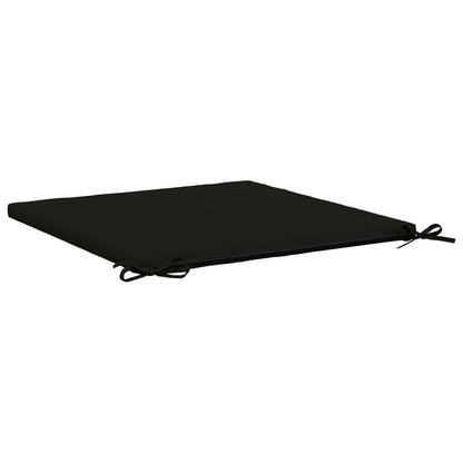 Seat Cushions SOEST 4 pcs 100% Polyester Black 80 x 80 x 3 cm