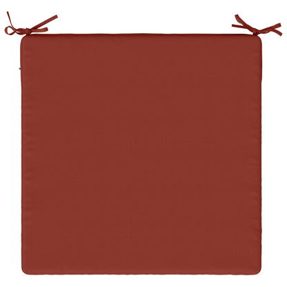 Seat Cushions SOEST 4 pcs 100% Polyester Red 80 x 80 x 3 cm