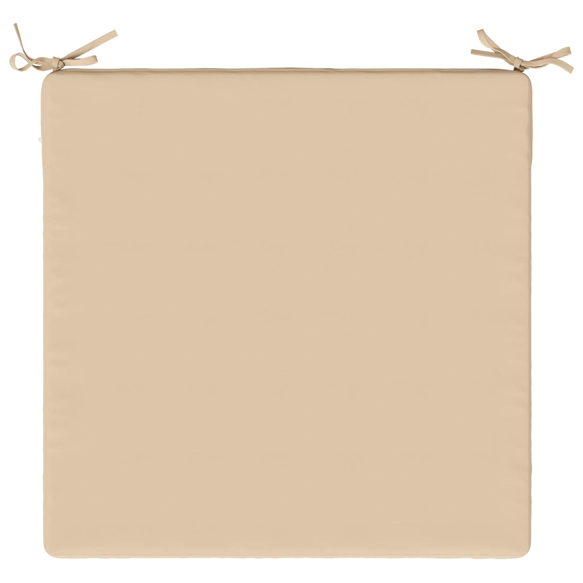 Seat Cushions SOEST 4 pcs 100% Polyester Cream 80 x 80 x 3 cm