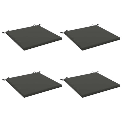 Seat Cushions SOEST 4 pcs 100% Polyester Anthracite