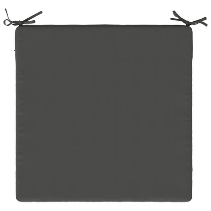 4-Piece Seat Cushions SOEST 4 pcs 100% Polyester Anthracite