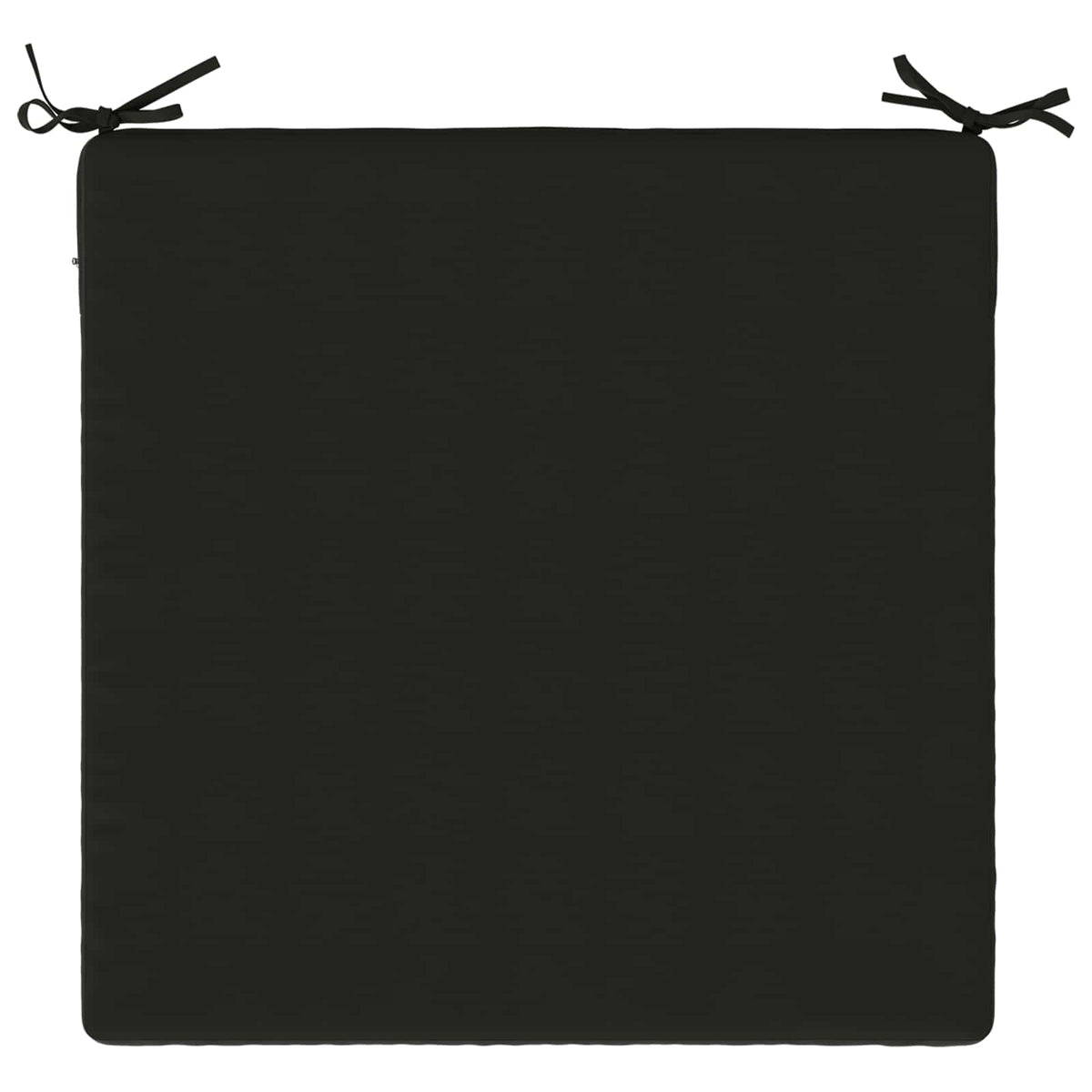 Seat Cushions SOEST 4 pcs 100% Polyester Black 80 x 80 x 3 cm
