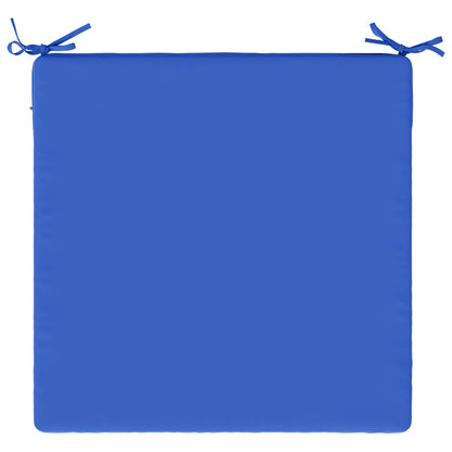 Seat Cushions SOEST 4 pcs 100% Polyester Royal Blue