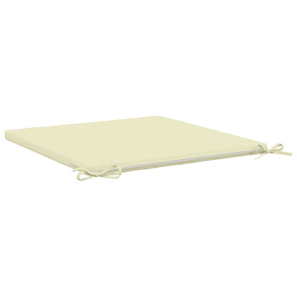 Seat Cushions SOEST 4 pcs 100% Polyester Cream 80 x 80 x 3 cm