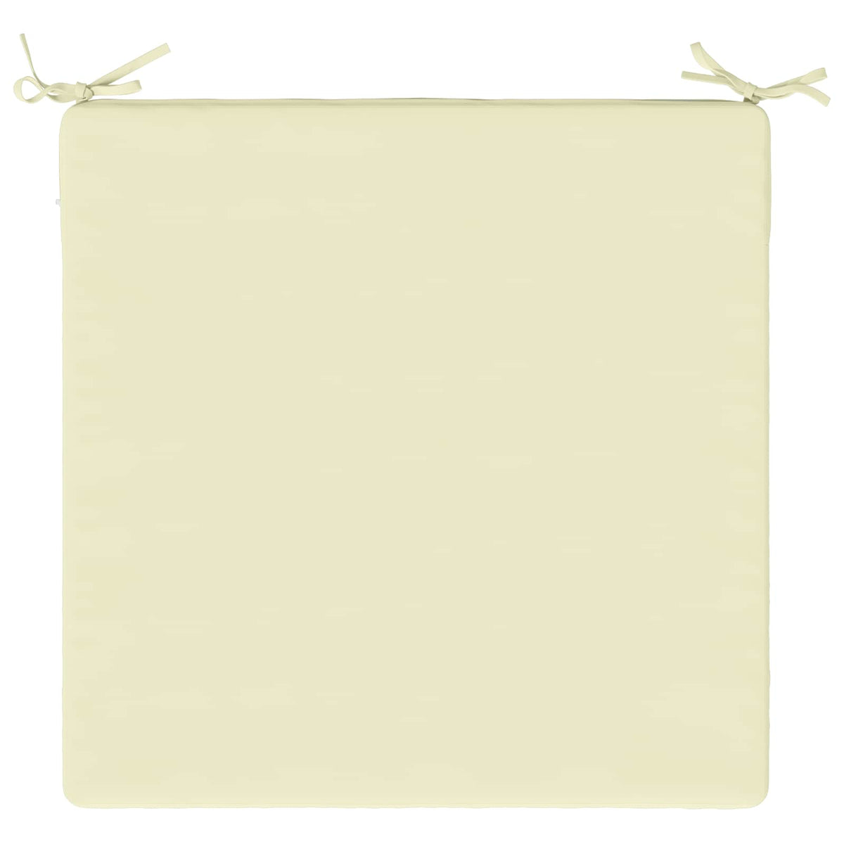 Seat Cushions SOEST 4 pcs 100% Polyester Cream 80 x 80 x 3 cm