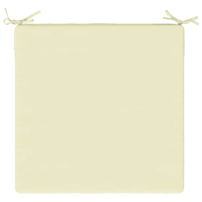 Seat Cushions SOEST 4 pcs 100% Polyester Cream 80 x 80 x 3 cm