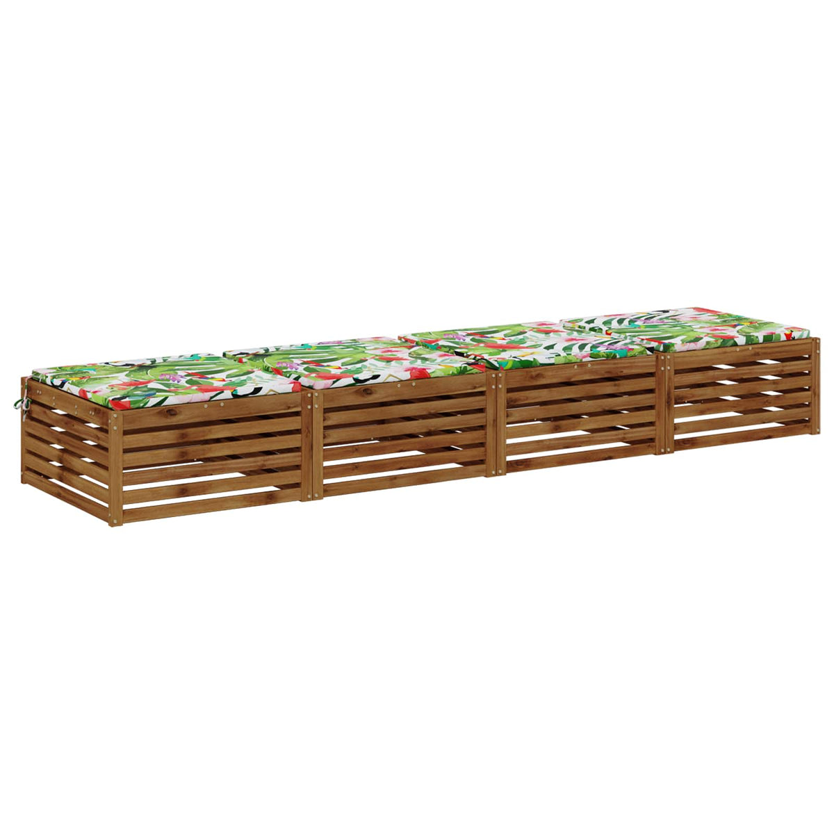 4-Piece Seat Cushions SOEST 4 pcs 100% Polyester Multicolour