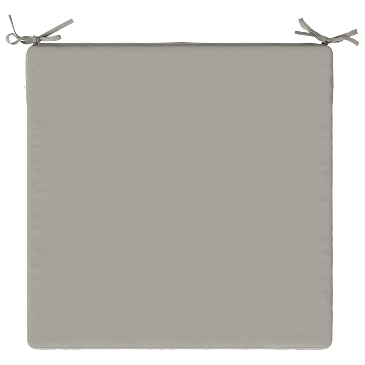 Seat Cushions SOEST 4 pcs 100% Polyester Grey 80 x 80 x 3 cm