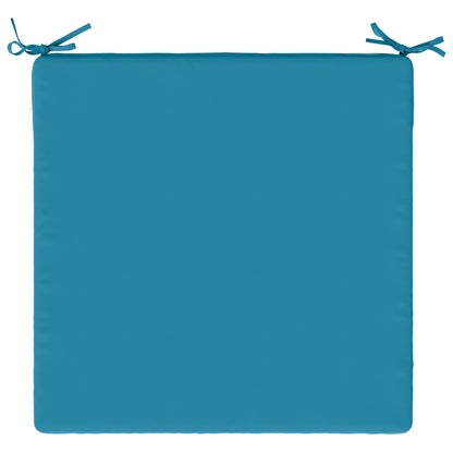 Seat Cushions SOEST 4 pcs 100% Polyester Light Blue
