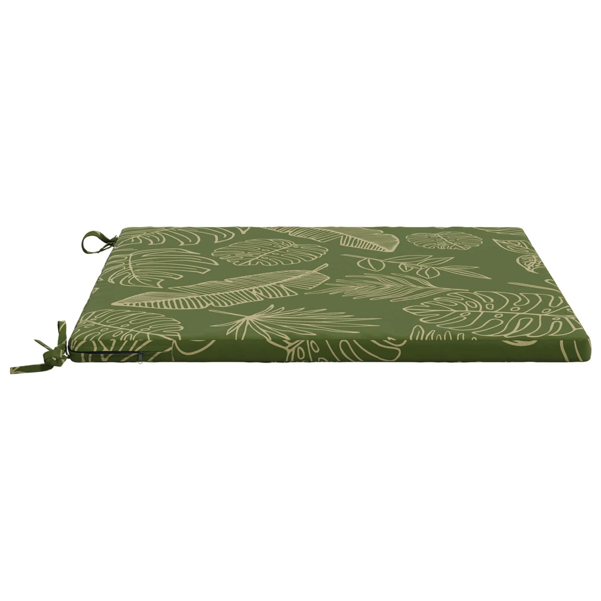 Seat Cushions SOEST 4 pcs 100% Polyester Leaf Design