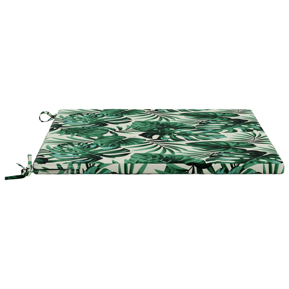 Seat Cushions SOEST 4 pcs 100% Polyester Leaf Pattern