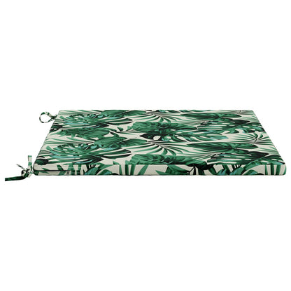 Seat Cushions SOEST 4 pcs 100% Polyester Leaf Pattern