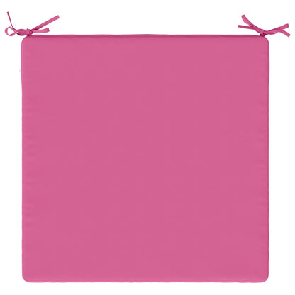 Seat Cushions SOEST 4 pcs 100% Polyester Pink 80 x 80 x 3 cm