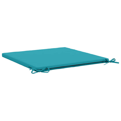 Seat Cushions SOEST 4 pcs 100% Polyester Turquoise
