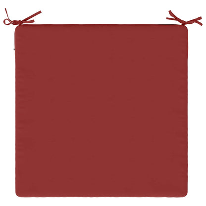 Seat Cushions SOEST 4 pcs 100% Polyester Wine Red