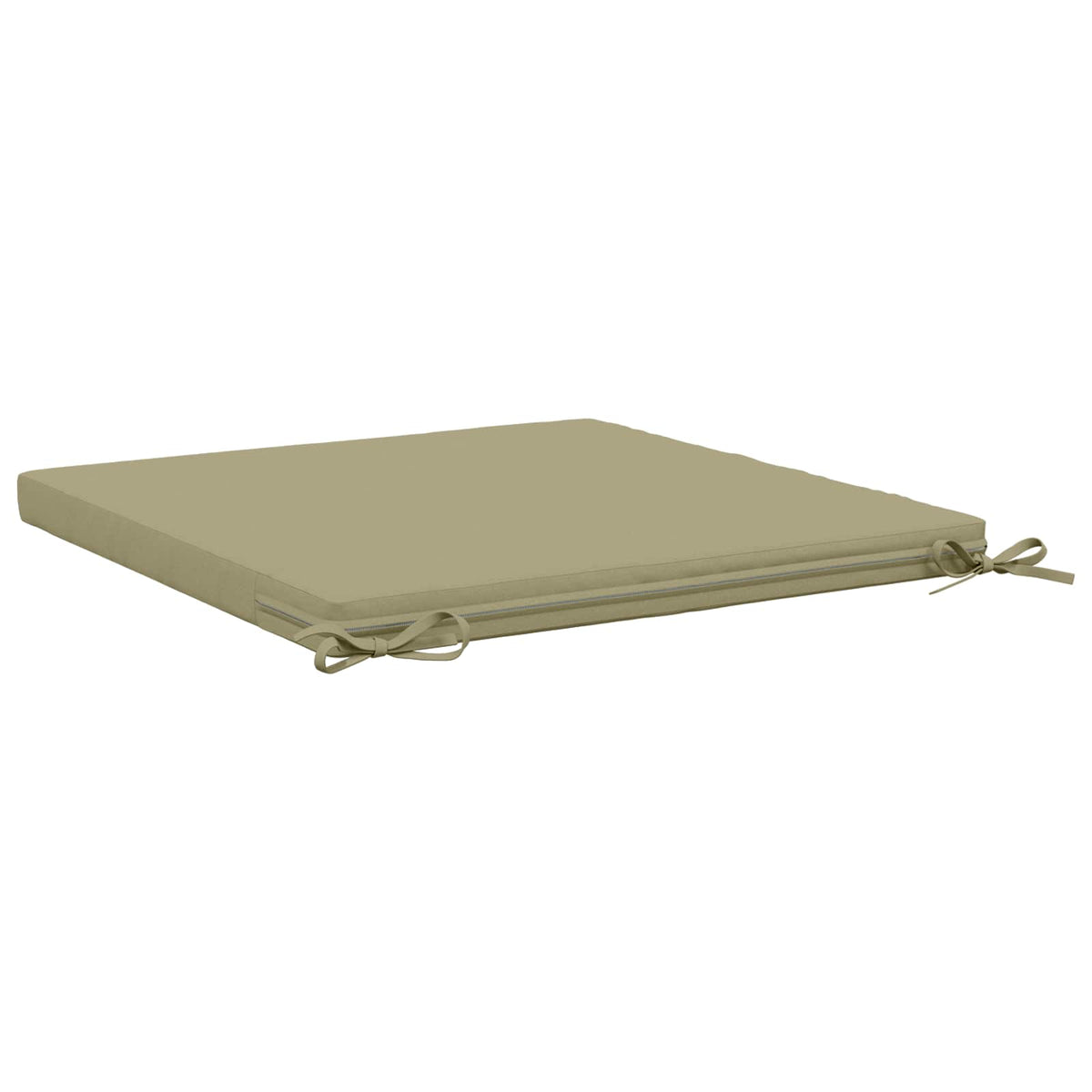Seat Cushions SOEST 4 pcs 100% Polyester Light Green