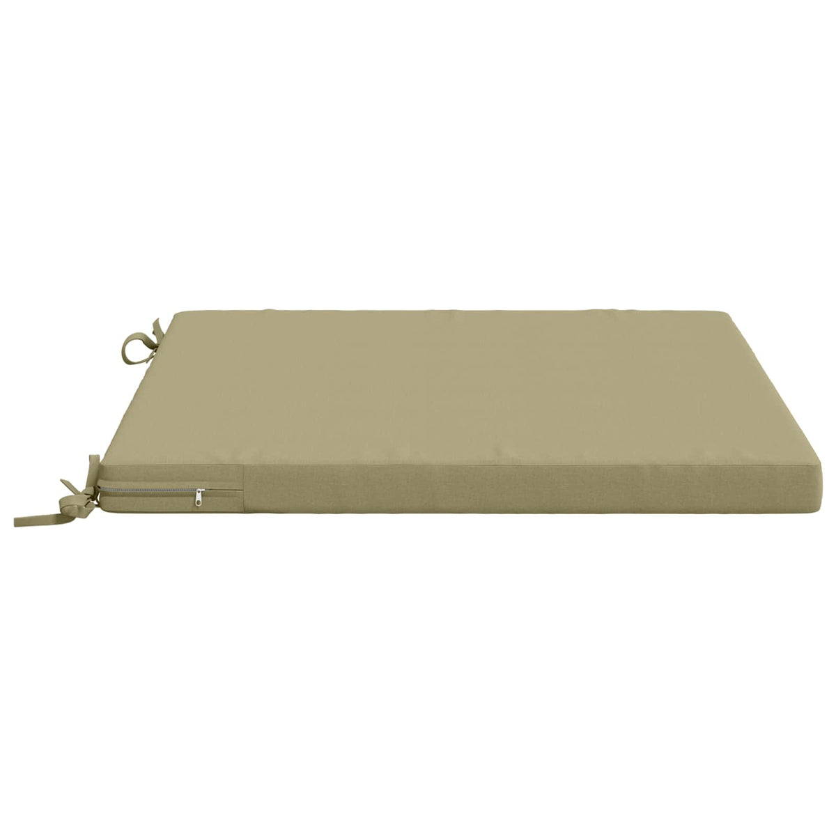 Seat Cushions SOEST 4 pcs 100% Polyester Light Green