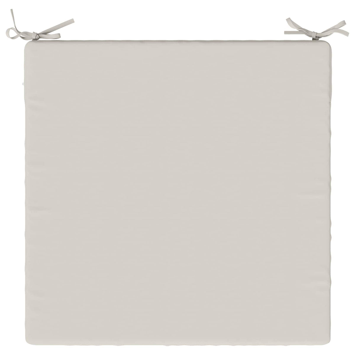 Seat Cushions SOEST 4 pcs 100% Polyester White 80 x 80 x 5 cm