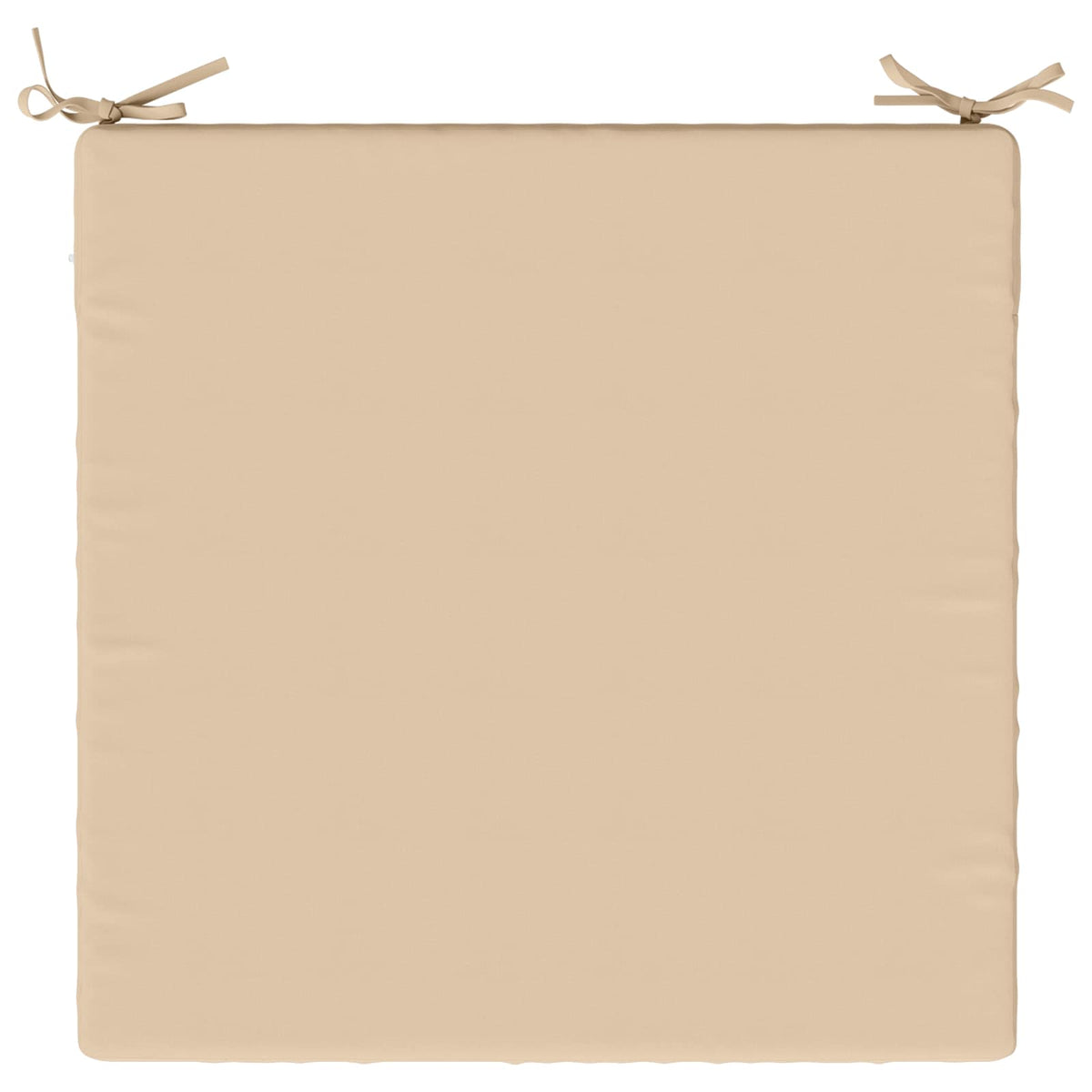 Seat Cushions SOEST 4 pcs 100% Polyester Cream 80 x 80 x 5 cm