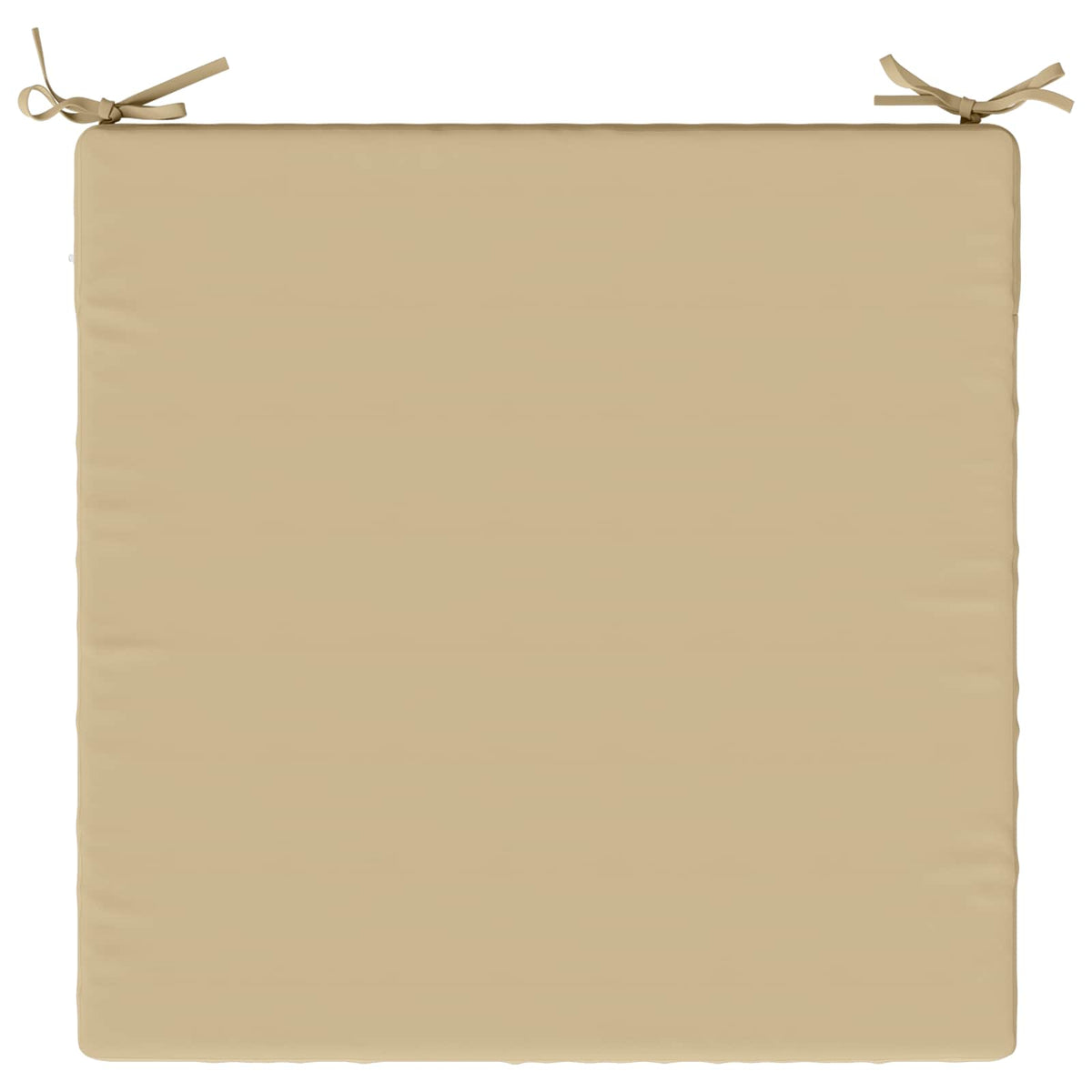 Seat Cushions SOEST 4 pcs 100% Polyester Beige 80 x 80 x 5 cm