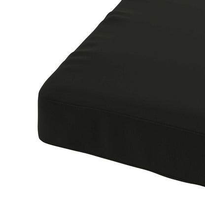 Seat Cushions SOEST 4 pcs 100% Polyester Black 80 x 80 x 5 cm