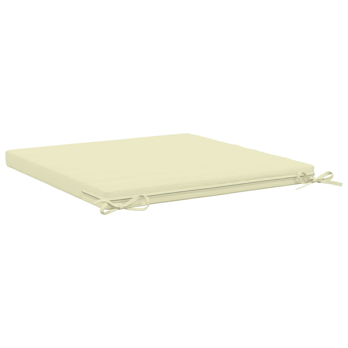 Seat Cushions SOEST 4 pcs 100% Polyester Cream 80 x 80 x 5 cm