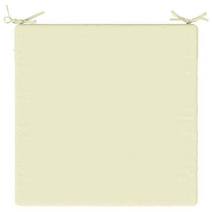 Seat Cushions SOEST 4 pcs 100% Polyester Cream 80 x 80 x 5 cm