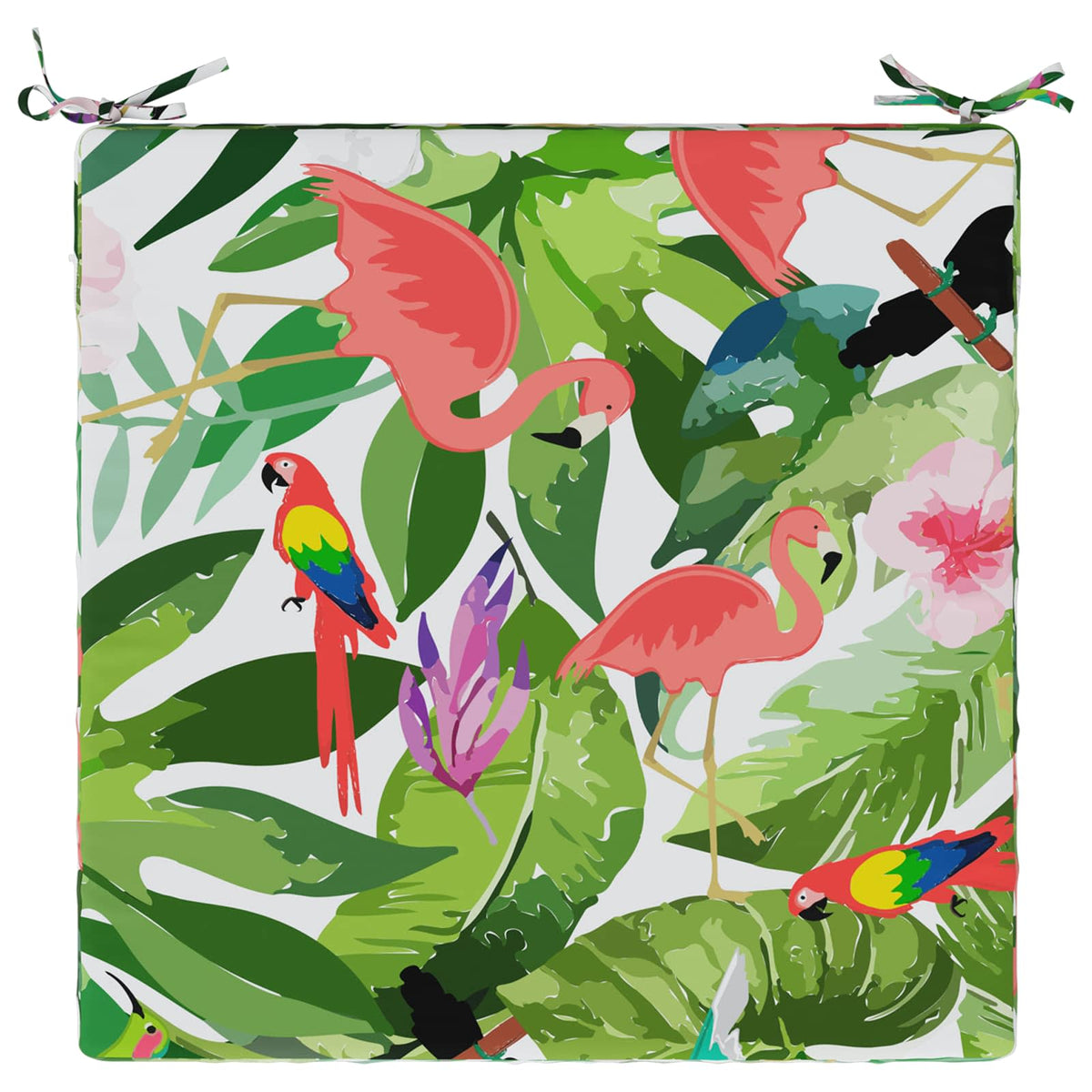 Seat Cushions SOEST 4 pcs 100% Polyester Multicolour