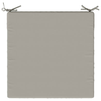 4-Piece Seat Cushions SOEST 4 pcs 100% Polyester Grey