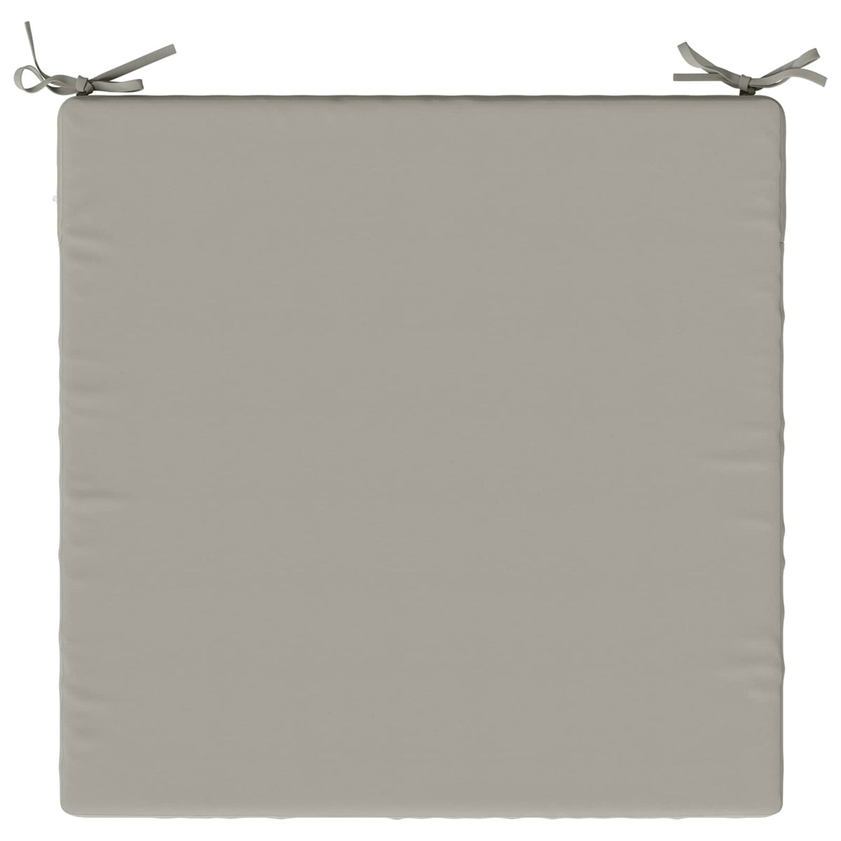 Seat Cushions SOEST 4 pcs 100% Polyester Grey 80 x 80 x 5 cm