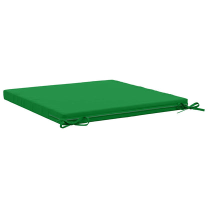 Seat Cushions SOEST 4 pcs 100% Polyester Green 80 x 80 x 5 cm