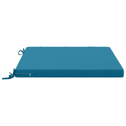 Seat Cushions SOEST 4 pcs 100% Polyester Light Blue