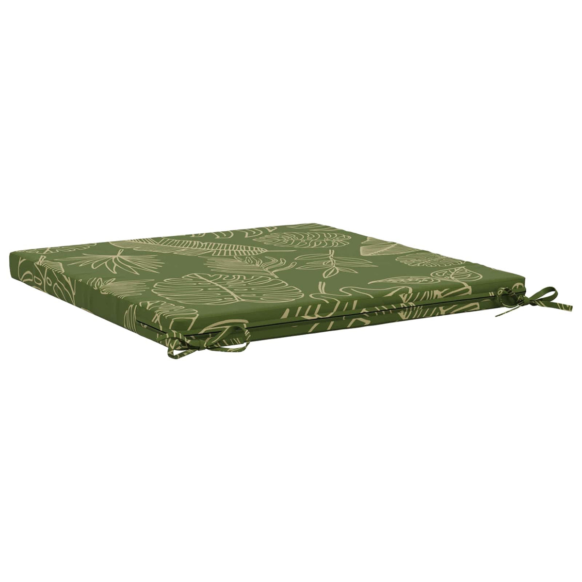 Seat Cushions SOEST 4 pcs 100% Polyester Leaf Design