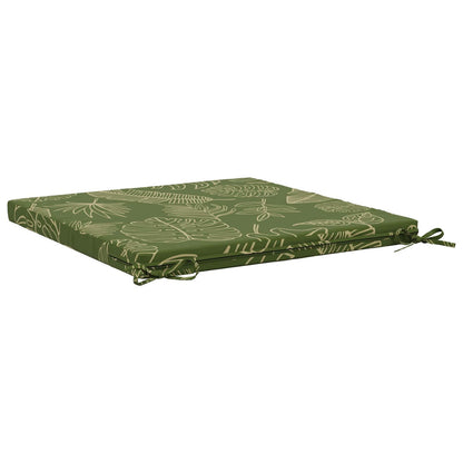Seat Cushions SOEST 4 pcs 100% Polyester Leaf Design
