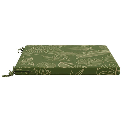 4-Piece Seat Cushions SOEST 4 pcs 100% Polyester Leaf Design