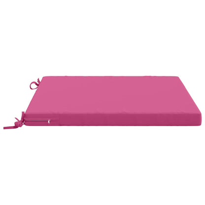 Seat Cushions SOEST 4 pcs 100% Polyester Pink 80 x 80 x 5 cm