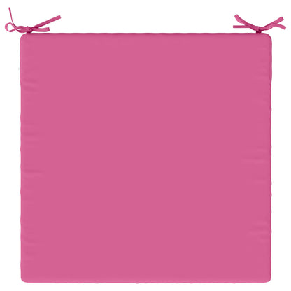 Seat Cushions SOEST 4 pcs 100% Polyester Pink 80 x 80 x 5 cm