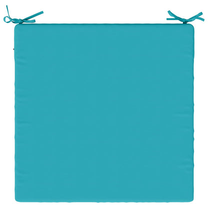 Seat Cushions SOEST 4 pcs 100% Polyester Turquoise