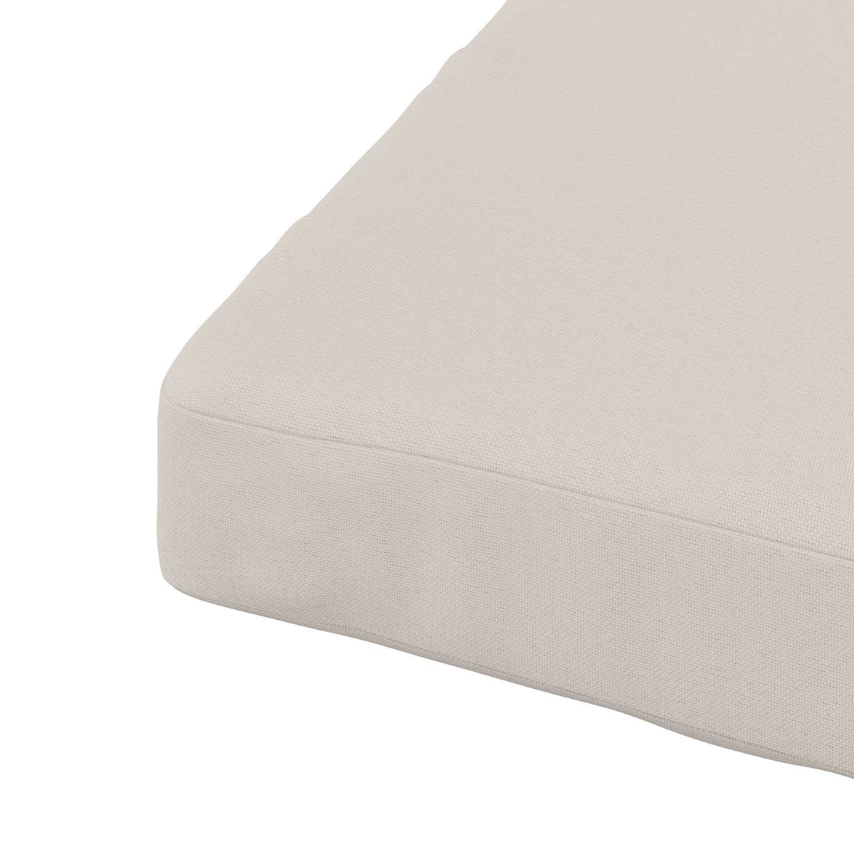Seat Cushions SOEST 4 pcs 100% Polyester White 80 x 80 x 7 cm