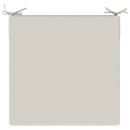Seat Cushions SOEST 4 pcs 100% Polyester White 80 x 80 x 7 cm