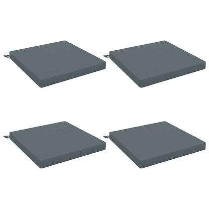 Seat Cushions SOEST 4 pcs 100% Polyester Blue 80 x 80 x 7 cm