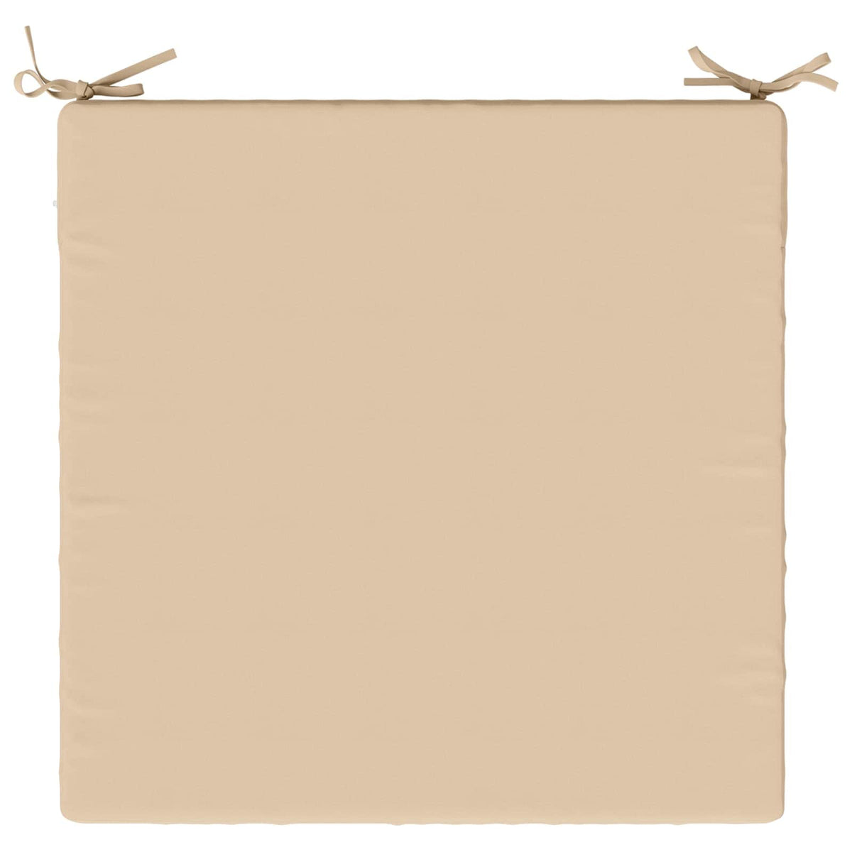 Seat Cushions SOEST 4 pcs 100% Polyester Cream 80 x 80 x 7 cm