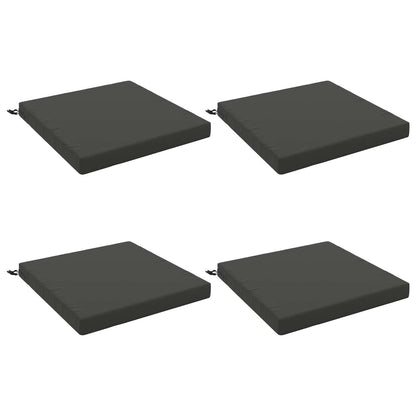 Seat Cushions SOEST 4 pcs 100% Polyester Anthracite