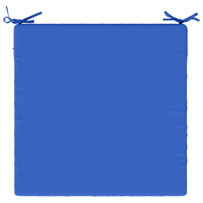 Seat Cushions SOEST 4 pcs 100% Polyester Royal Blue