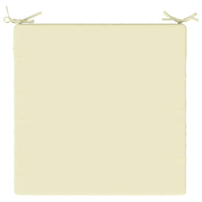 Seat Cushions SOEST 4 pcs 100% Polyester Cream 80 x 80 x 7 cm