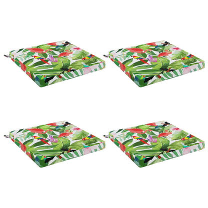 4-Piece Seat Cushions SOEST 4 pcs 100% Polyester Multicolour