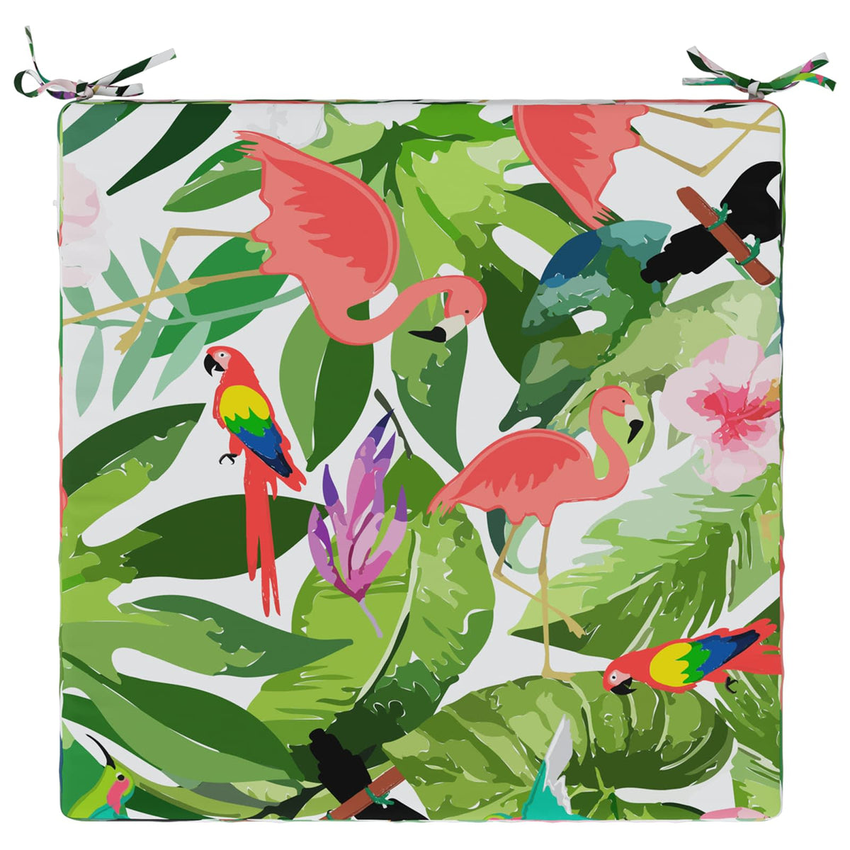 4-Piece Seat Cushions SOEST 4 pcs 100% Polyester Multicolour